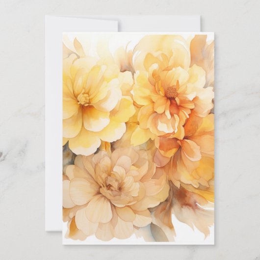 サンディアル結婚フローラのリハーサルディナー 招待状 (裏面)