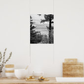 サンディア山脈の頂上から西を見る ポスター (キッチン)