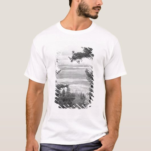 サンディア山頂からの西方向の景色 Tシャツ (正面)