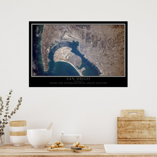 サンディエゴが宇宙局のポスターから見た ポスター (キッチン)