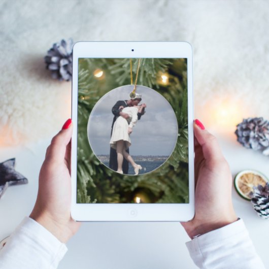 サンディエゴでの彫刻の無条件降伏 セラミックオーナメント