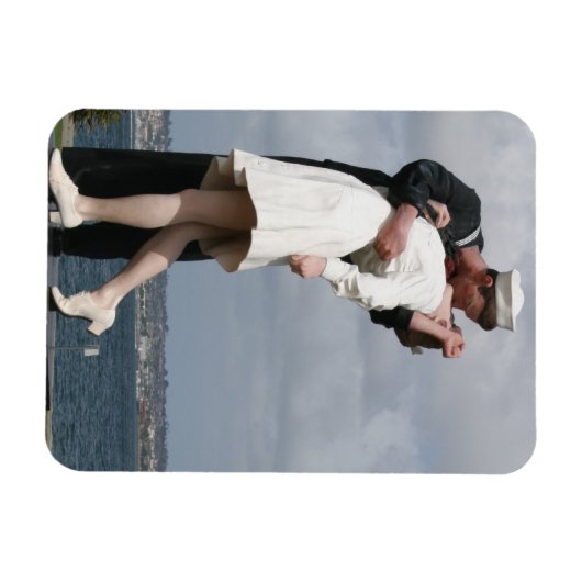 サンディエゴでの彫刻の無条件降伏 マグネット (横)