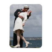 サンディエゴでの彫刻の無条件降伏 マグネット (縦)