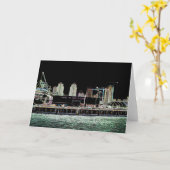 サンディエゴのグリーティングカード – Port of San Diego カード (黄色い花)