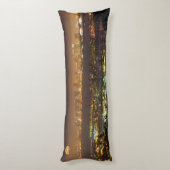 サンディエゴのスカイラインを越えるムーンライズ ボディピロー (裏面 (縦))