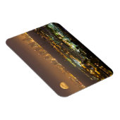 サンディエゴのスカイライン上の月の出 マグネット (右側)