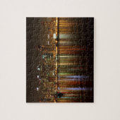 サンディエゴのスカイライン夜 ジグソーパズル (縦)