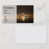 サンディエゴのスカイライン夜 名刺 (正面/裏面)