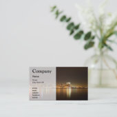 サンディエゴのスカイライン夜 名刺 (スタンド正面)