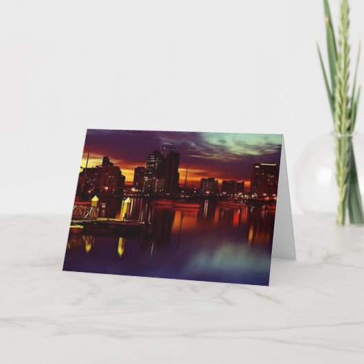 サンディエゴのスカイライン カード (正面)