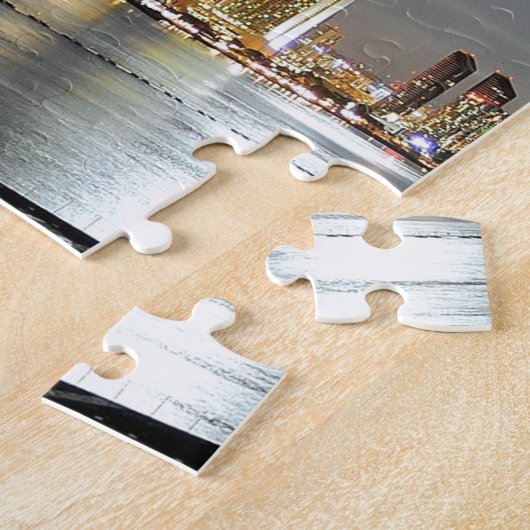 サンディエゴのスカイライン ジグソーパズル (側面)