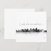 サンディエゴのスカイライン - 招待状 (正面/裏面)