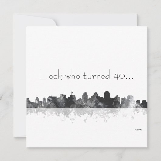 サンディエゴのスカイライン - 招待状 (正面)