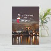 サンディエゴのメリークリスマス カード (スタンド正面)