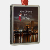 サンディエゴのメリークリスマス メタルオーナメント (右)