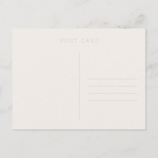 サンディエゴのラジョーラからこんにちは ポストカード (裏面)