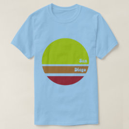 サンディエゴのレトロのTシャツ Tシャツ