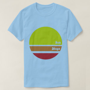 サンディエゴのレトロのTシャツ Tシャツ