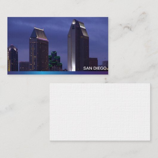 サンディエゴの名刺の写真 名刺 (正面/裏面)