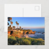 サンディエゴの夕日 ポストカード (正面/裏面)