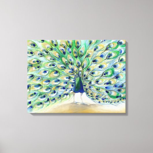 サンディエゴの孔雀2 2013 キャンバスプリント (正面)