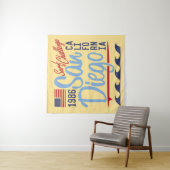 サンディエゴの波の挑戦1986年 タペストリー (インサイチュ)