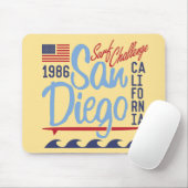 サンディエゴの波の挑戦1986年 マウスパッド (マウス)