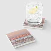 サンディエゴの満月 ストーンコースター (横)