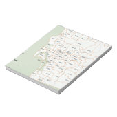 サンディエゴの郵便番号マップ ノートパッド (回転)