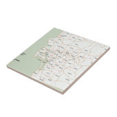 サンディエゴの郵便番号地図 タイル (側面)