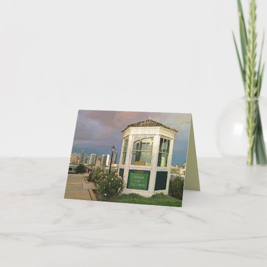 サンディエゴを見たメリークリスマス料金所 シーズンカード (正面)