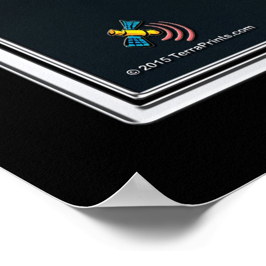 サンディエゴインターナショナルエアポートカリフォルニア衛星地図 ポスター (角)