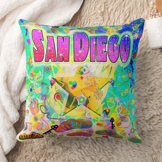 サンディエゴエポックタイムピロー クッション (ブランケット)
