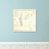 サンディエゴエントランス キャンバスプリント (インサイチュ (ウッドフロア))