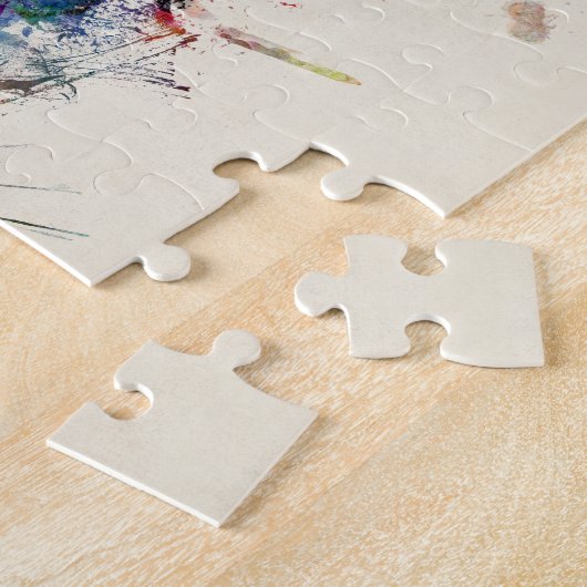 サンディエゴカリフォルニアのスカイライン ジグソーパズル (側面)