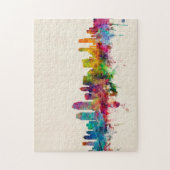 サンディエゴカリフォルニアのスカイライン ジグソーパズル (縦)