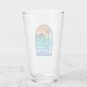 サンディエゴカリフォルニアトラベルアートヴィンテージ タンブラーグラス (裏面)