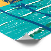 サンディエゴカリフォルニアトラベルアートヴィンテージ ポスター (角)