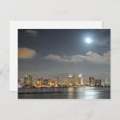 サンディエゴカリフォルニアナイト夕べムーンシティ シーズンポストカード (正面/裏面)