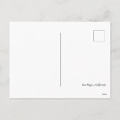 サンディエゴカリフォルニアナイト夕べムーンシティ シーズンポストカード (裏面)