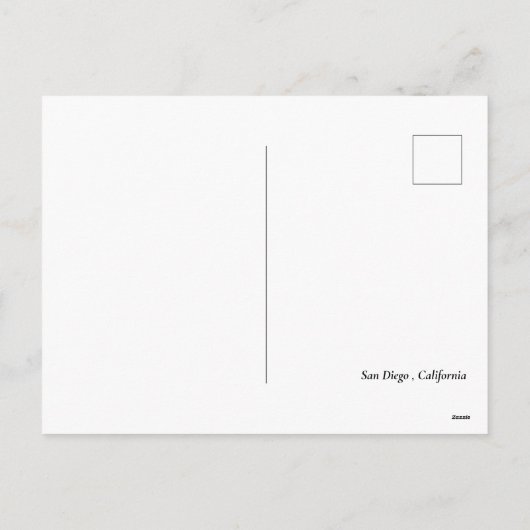 サンディエゴカリフォルニアナイト夕べムーンシティ シーズンポストカード (裏面)