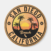 サンディエゴカリフォルニアバケーションデミッサー マグネット (正面)