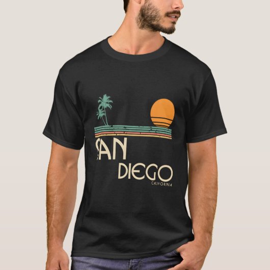 サンディエゴカリフォルニアパームズ Tシャツ (正面)