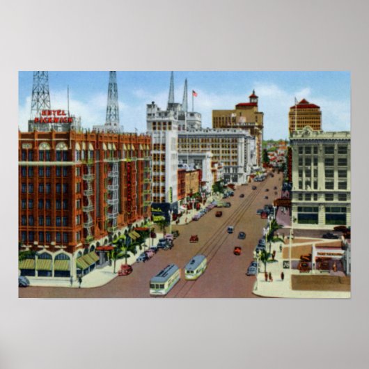 サンディエゴカリフォルニアブロードウェイ ポスター (正面)