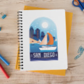 サンディエゴカリフォルニアヴィンテージトラベルノートブック ノートブック