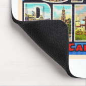 サンディエゴカリフォルニアヴィンテージラージレター マウスパッド (コーナー)