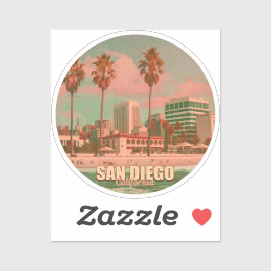 サンディエゴカリフォルニアヴィンテージ土産1950s シール (シート)