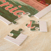 サンディエゴカリフォルニアヴィンテージ土産1950s ジグソーパズル (側面)