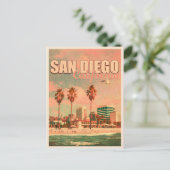 サンディエゴカリフォルニアヴィンテージ土産1950s ポストカード (スタンド正面)