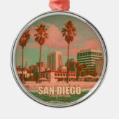 サンディエゴカリフォルニアヴィンテージ土産1950s メタルオーナメント (正面)